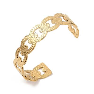 Hollow Wide Version Open Cuff Bangles