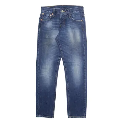 LEVI'S Boys Jeans Blue Regular Tapered Stone Wash W26 L27