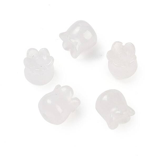 Natural White Jade Beads