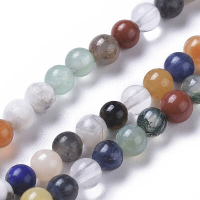Natural Mixed Gemstone Beads Strands