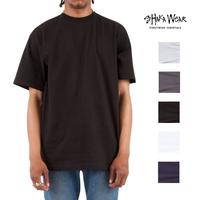 SHAKAWEAR Men's Max Heavyweight Short Sleeve T Shirts Shaka Wear Plain Crewneck T Shirt Heavyweight Casual Cotton Tee Hip Hop...