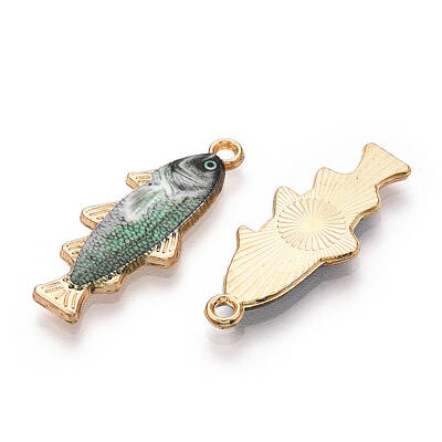 Alloy Enamel Pendants