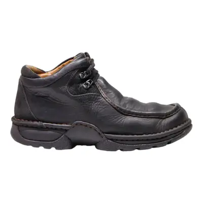 CLARKS Moccasin Shoes Black Leather Mens UK 7.5