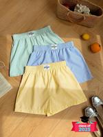 Women's Striped Print Letter Patched Lounge Shorts, Casual Comfy Elastic Waist Sleep Shorts for Daily Wear, Ladies Sleepwear ...