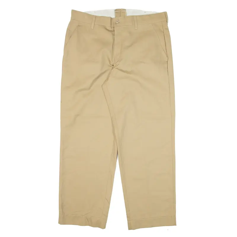 RED KAP Workwear Trousers Beige Regular Straight Mens W36 L30
