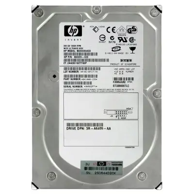 3R-A6405-AA HP 300GB Ultra-320 SCSI 10000 3.5-inch Hard Drive