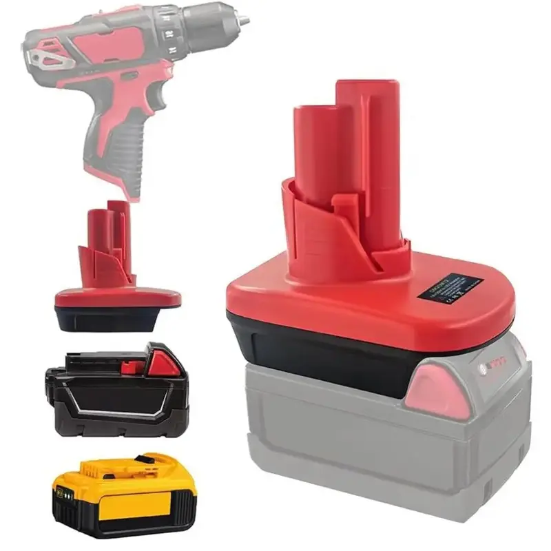 18V 20V Lithium Battery Converter, Converter Adapter for Dewalt 18V 20V Lithium Battery & Milwaukee 18V Lithium Battery, Powe...