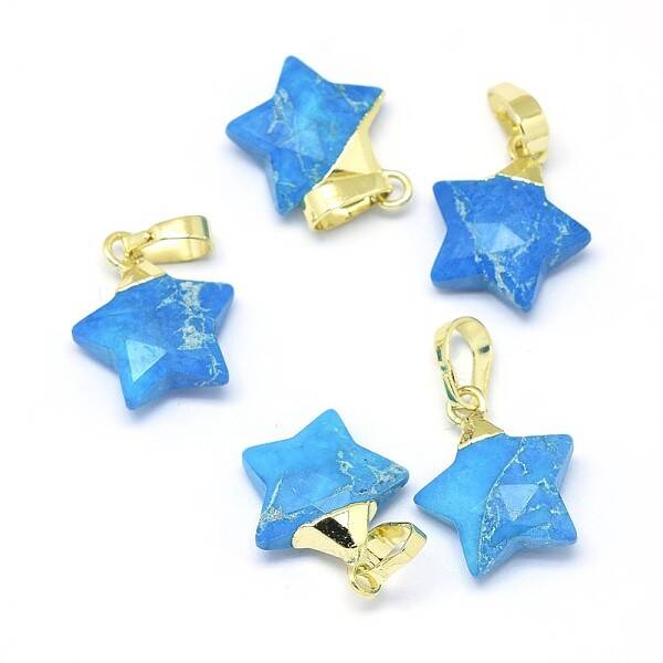 Synthetic Turquoise Charms