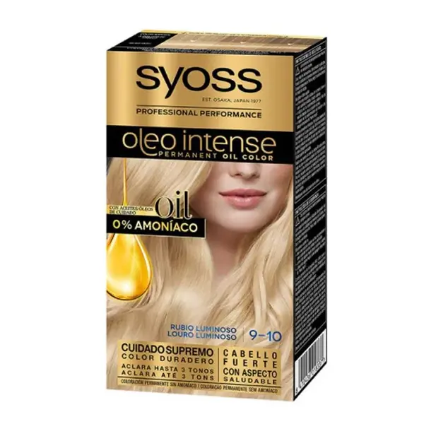 Syoss Oleo Permanent Intense Color 9-10 Bright Blonde