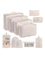 Portable Travel Storage Bag Set, Travel Organizer, Travel Cosmetic Storage Bag Set for Clothing & Shoes & Underwear, Perfect ...