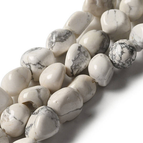 Natural Howlite Beads Strands