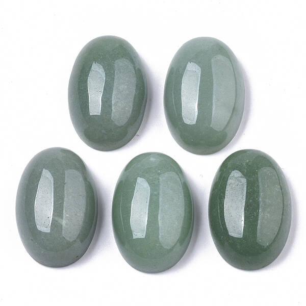 Natural Green Aventurine Cabochons