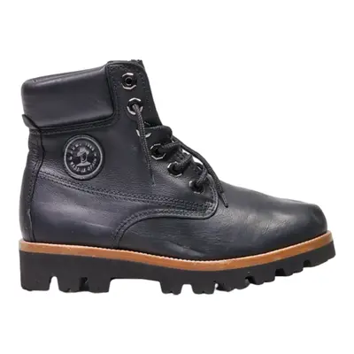 NATURAL LIFE & STYLE Lace-Up Boots Black Leather Mens UK 9