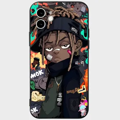 Cartoon Graffiti Pattern Phone Cases, Phone Cover, Shockproof Phone Protective Cover Compatible with iPhone 15 14 13 12 11 Pr...