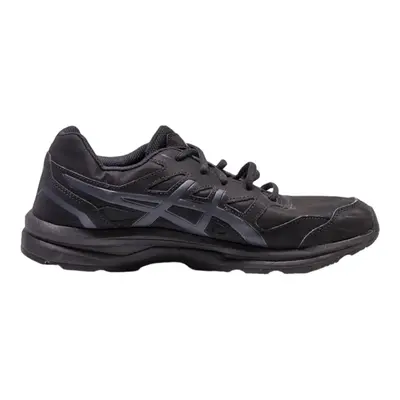 ASICS Sneaker Trainers Black Leather Womens UK 7.5