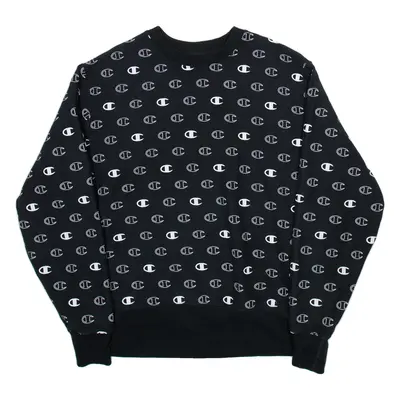 CHAMPION REVERSE WEAVE Mens Sweatshirt Black XL