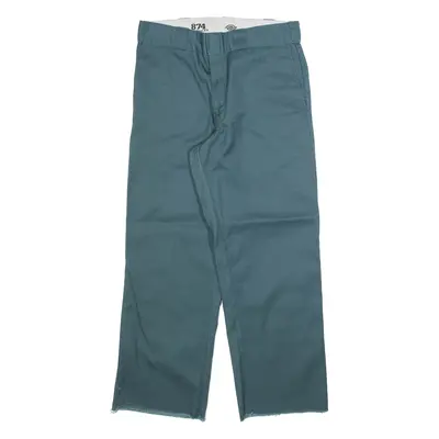 DICKIES 874 Workwear Mens Trousers Blue Regular Straight W30 L27