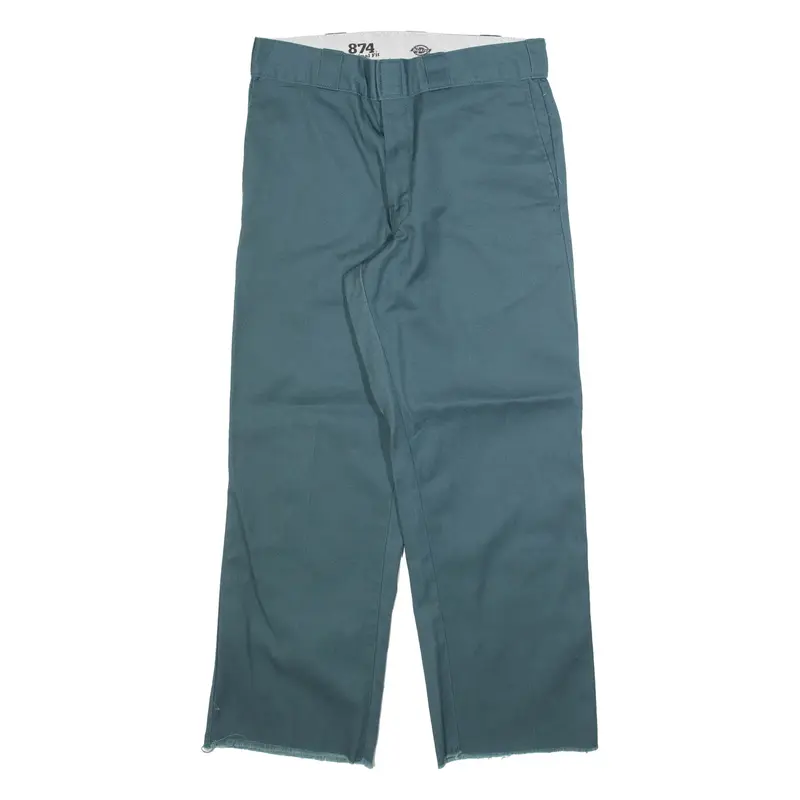DICKIES 874 Workwear Mens Trousers Blue Regular Straight W30 L27