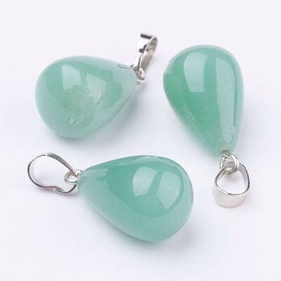 Natural Green Aventurine Pendants