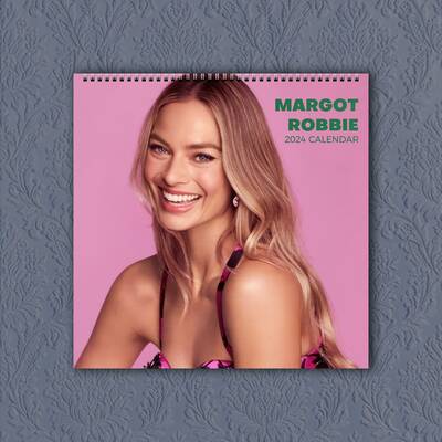 Margot Robbie Calendar 2024, Celebrity Calendar, Margot Robbie 2024 Wall Calendar