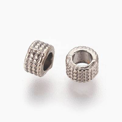 Tibetan Style Alloy Spacer Beads