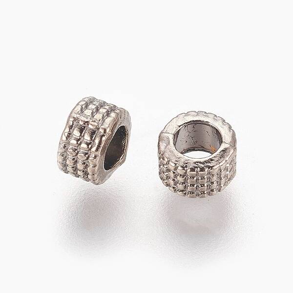 Tibetan Style Alloy Spacer Beads