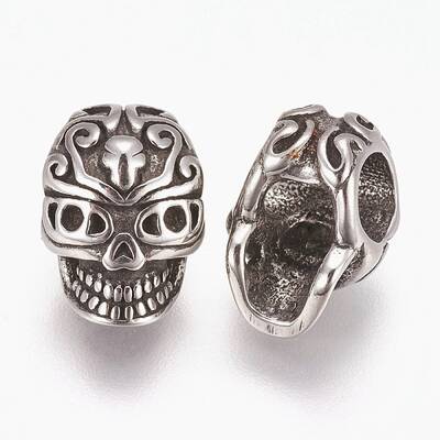 316 Surgical Stainless Steel European Beads