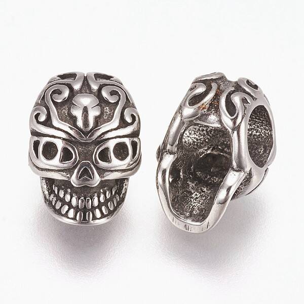 316 Surgical Stainless Steel European Beads