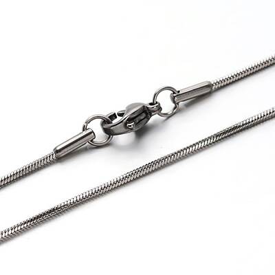 Tarnish Resistant 304 Stainless Steel Snake Chains Necklaces