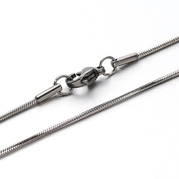 Tarnish Resistant 304 Stainless Steel Snake Chains Necklaces
