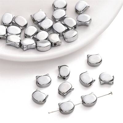 10Pcs Electroplate Glass Beads