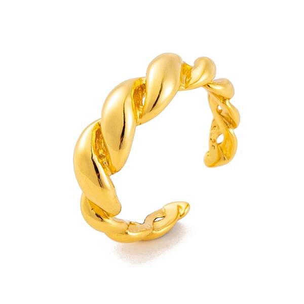 925 Sterling Silver Twist Cuff Open Rings for Women Men