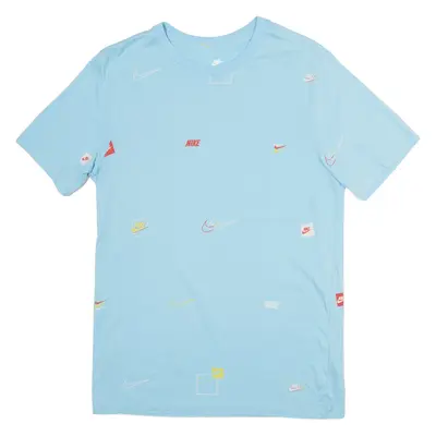 NIKE Mens T-Shirt Blue S