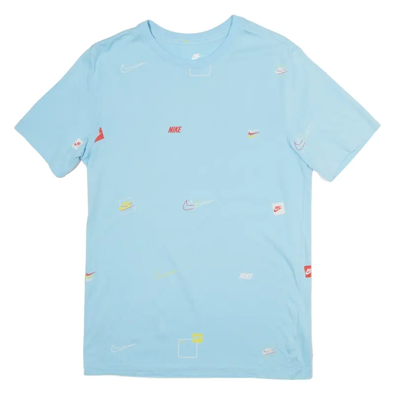 NIKE Mens T-Shirt Blue S