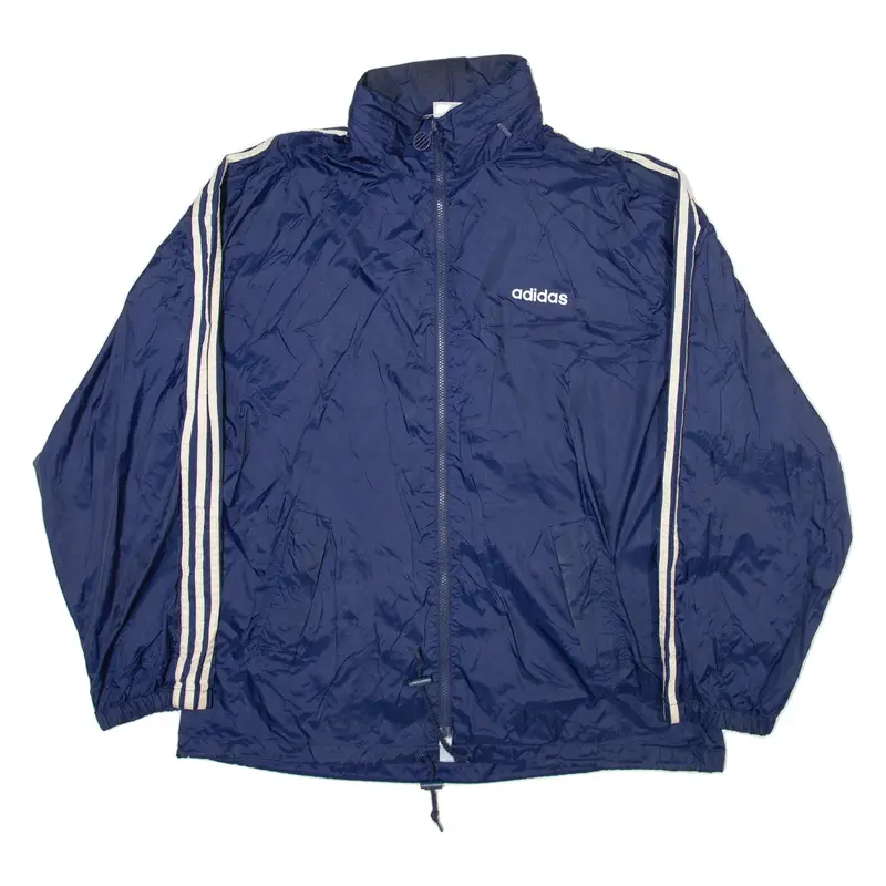 ADIDAS Mens Track Jacket Blue L