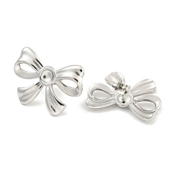 Non-Tarnish 304 Stainless Steel Stud Earrings for Women