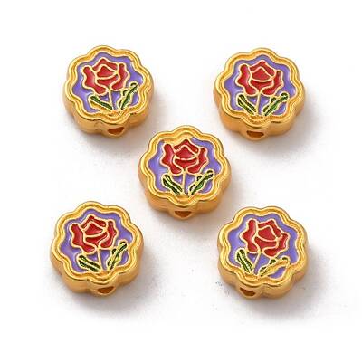 Alloy Enamel Beads