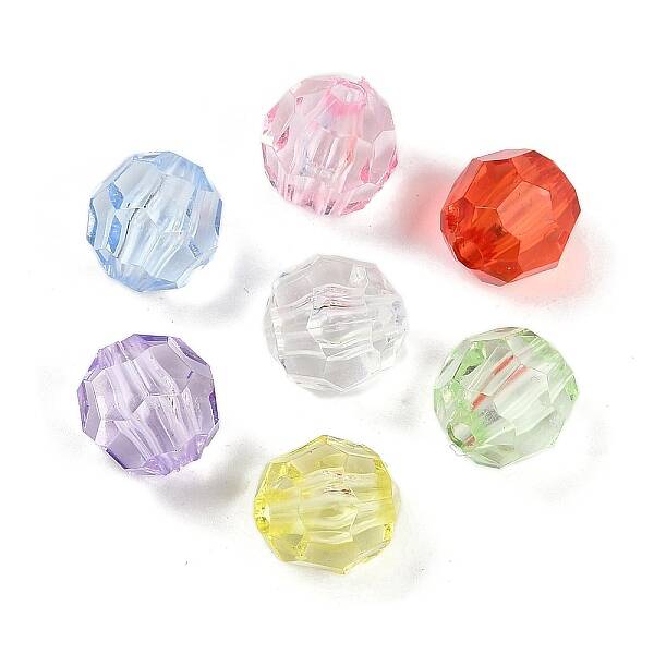 Transparent Acrylic Beads