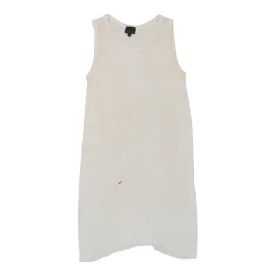 Fendi Midi T-Shirt Dress - Small White Cotton | Size: small