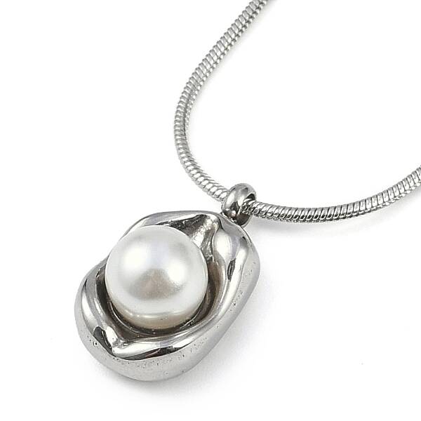 304 Stainless Steel Round Snake Chain Necklaces