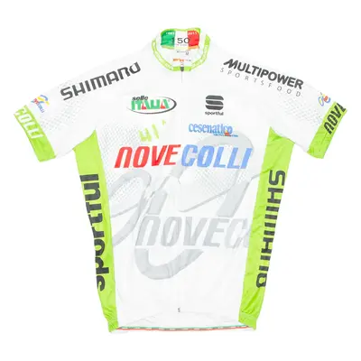 Cycling Mens Jersey Green Full Zip M