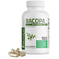 Bronson Bacopa Non-GMO Supplement Supports Healthy Brain Function and Mental Performance Healthcare Natural brain health