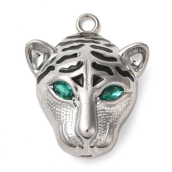 Alloy Enamel with Rhinestone Pendants
