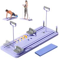 Upgrade  Multi-functional Ab Exercise Board, Home Pilates Reformer, Workout Equipment for Strength Training, Foldable, Lightw...