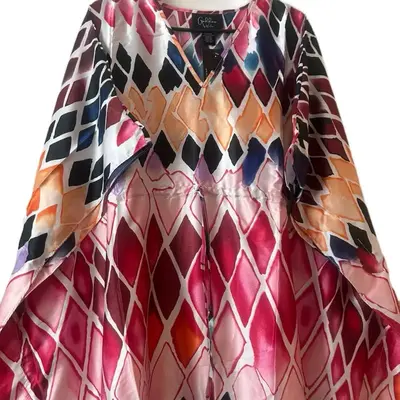 Golden Age 2025 New Kaftan Dresses Free Size Women's Casual Wear Comfortable Fit for All Occasions Summer Beach Vacations Geo...