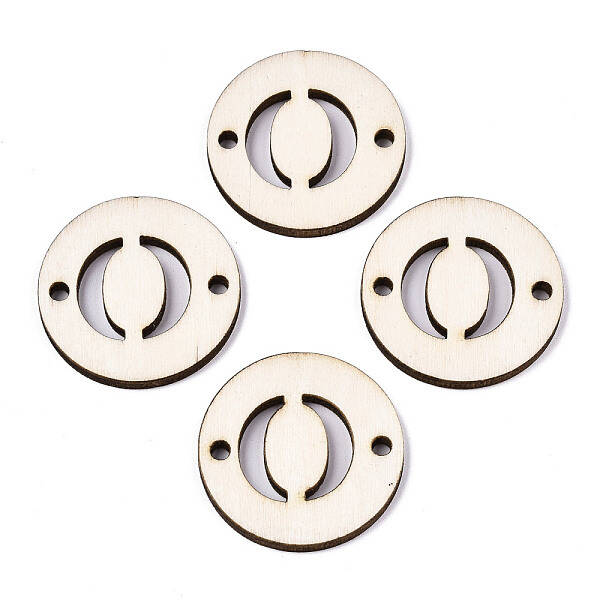 Unfinished Natural Poplar Wood Links Connectors