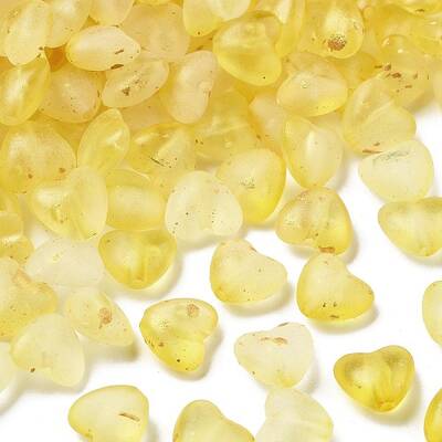 Frosted Transparent Acrylic Beads