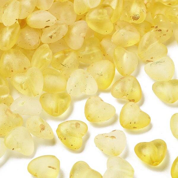 Frosted Transparent Acrylic Beads