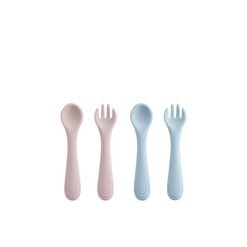 Tiny Grip Silicone Fork and Spoon
