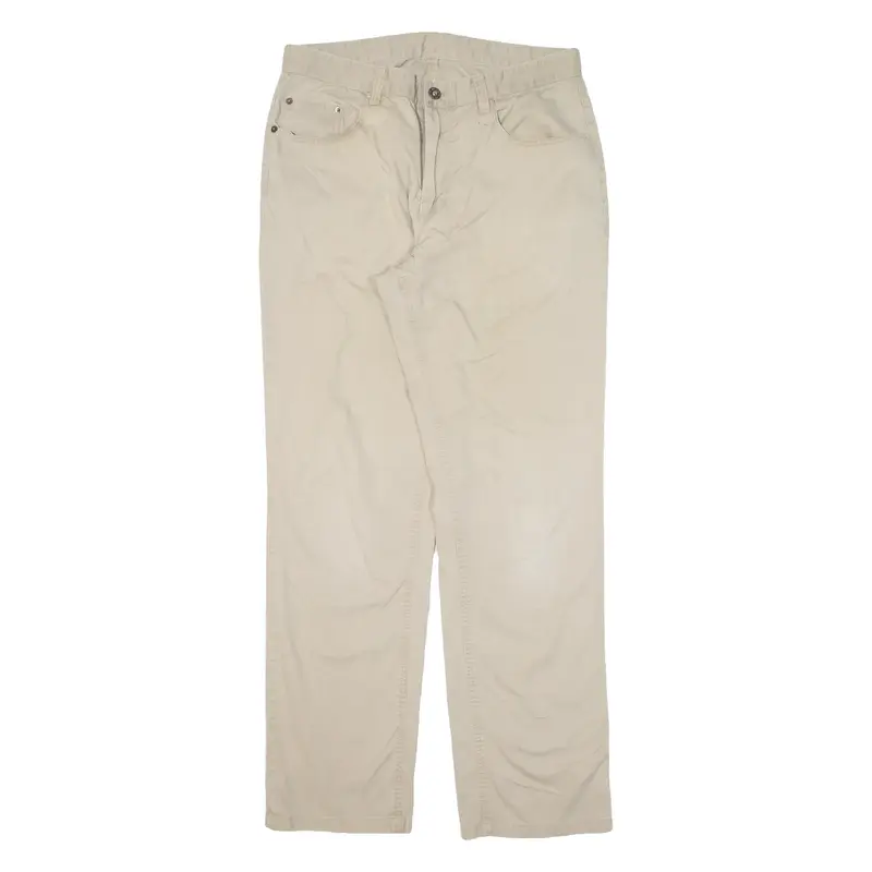 PIERRE CARDIN Mens Trousers Beige Regular Straight W30 L30